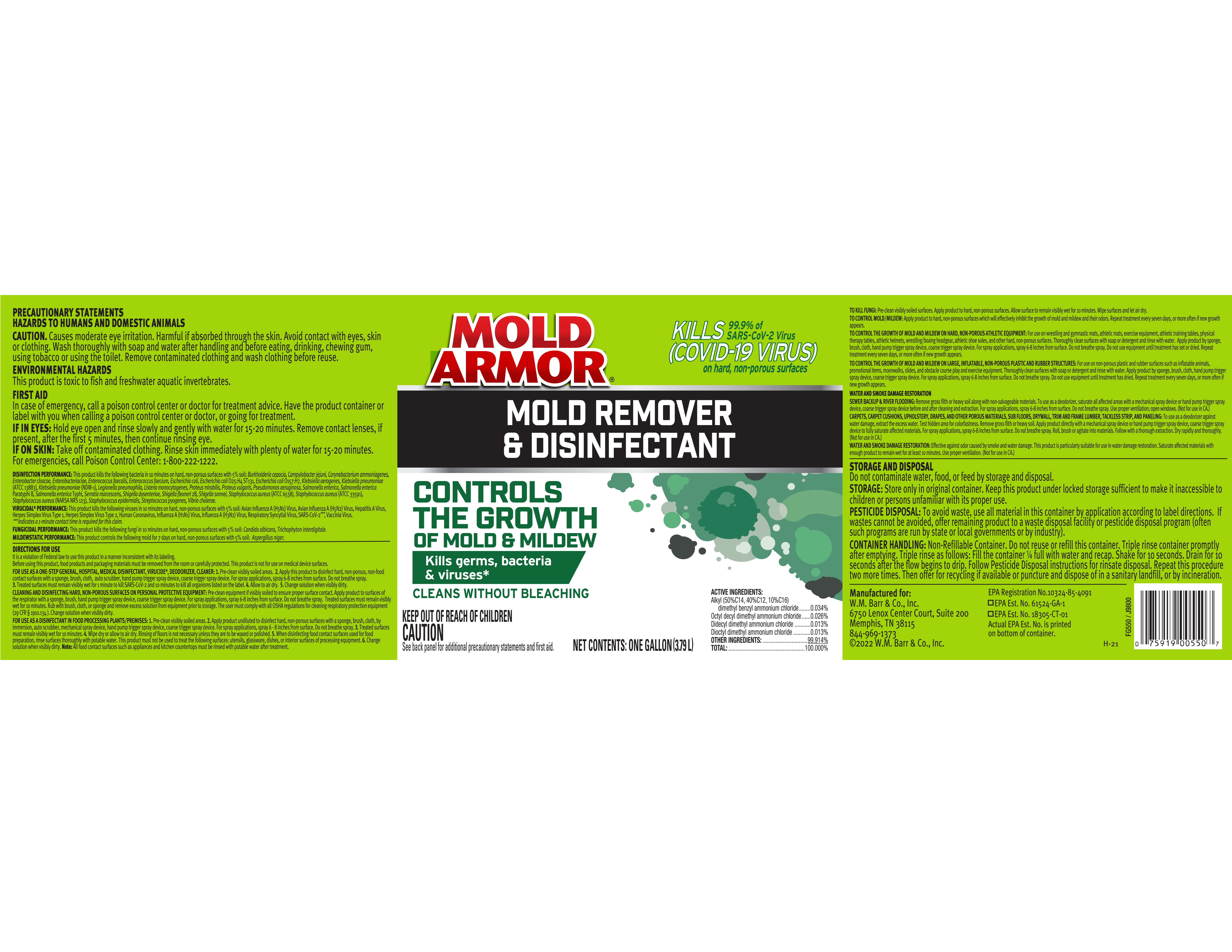 Mold Armor Pro Mold Remover & Disinfectant