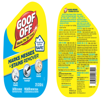 Goof Off Marks, Messes & Stains Remover, 22 fl. oz. Spray, Household  Surface Safe